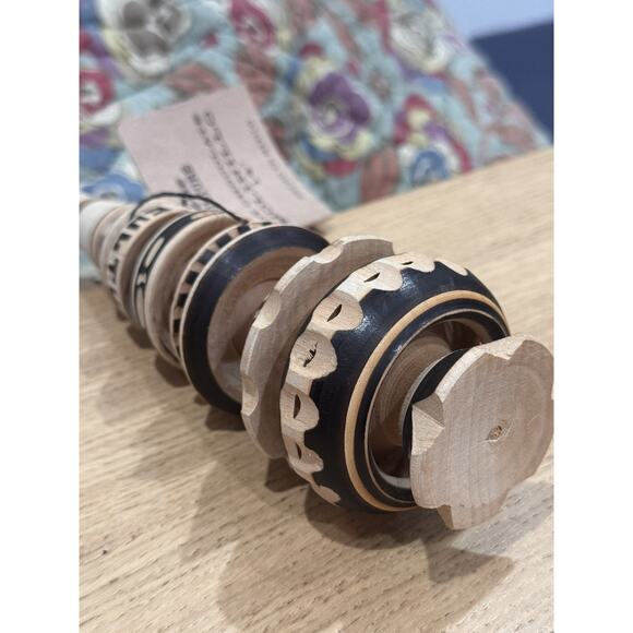 NWT 14" Verve Culture Wooden Traditional Molinillo Whisk Hand Carved Alder Wood - Picture 11 of 13